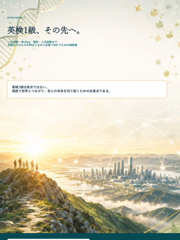 英検1級、その先へ。