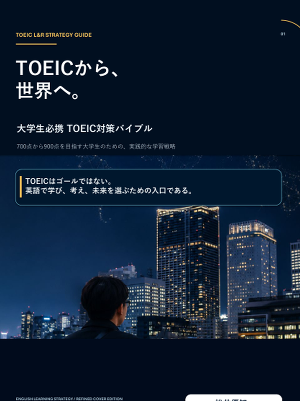 TOEICから、世界へ。